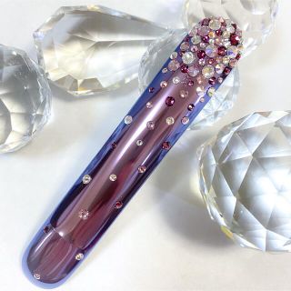 IQOS ILUMA アイコスイルマ ドアカバー スワロフスキーデコ パープル