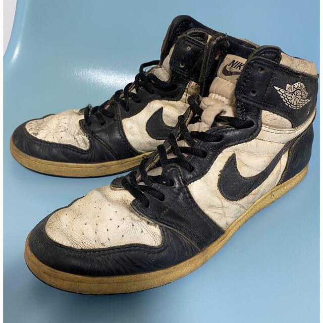 NIKE AIR JORDAN1 オリジナル85年製　白黒ビンテージレアカラージョーダン1