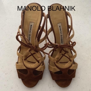 マノロブラニク(MANOLO BLAHNIK)のマノロブラニク　MANOLO BLAHNIK ピンヒール 36(ハイヒール/パンプス)