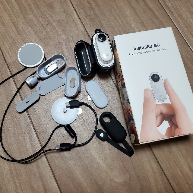 スマホ/家電/カメラinsta360go ウェアラブル アクションカメラ