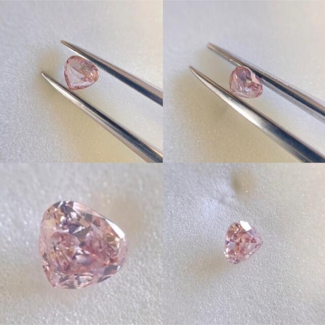 専用 0.180ct天然ピンクダイヤモンドFANCY ORANGY PINK 専用 0.180ct天然ピンクダイヤモンドFANCY ORANGY PINK