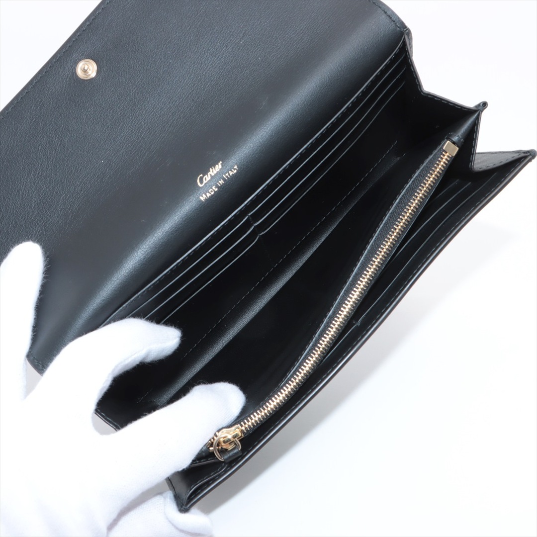 Cartier - カルティエ レザー ブラック ユニセックス 長財布の通販 by