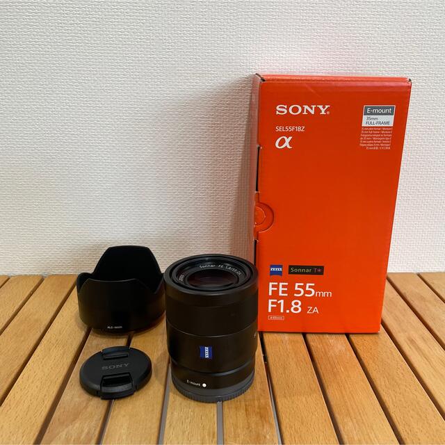 SONY(ソニー)のSonnar T* FE 55mm F1.8 ZA EマウントSEL55F18Z スマホ/家電/カメラのカメラ(レンズ(単焦点))の商品写真