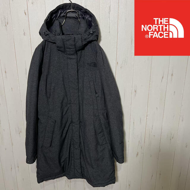 THENORTHFACE美品　ノースフェイス　ダウンコート　レディースL　ダークグレー