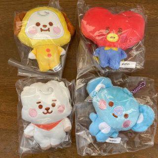 ビーティーイシビル(BT21)のBT21 ふわふわマスコット2   4点セット(キャラクターグッズ)