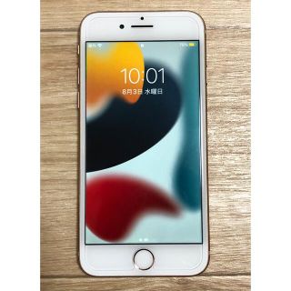 iPhone8ローズゴールド64GB　カメラ難ありスマートフォン本体