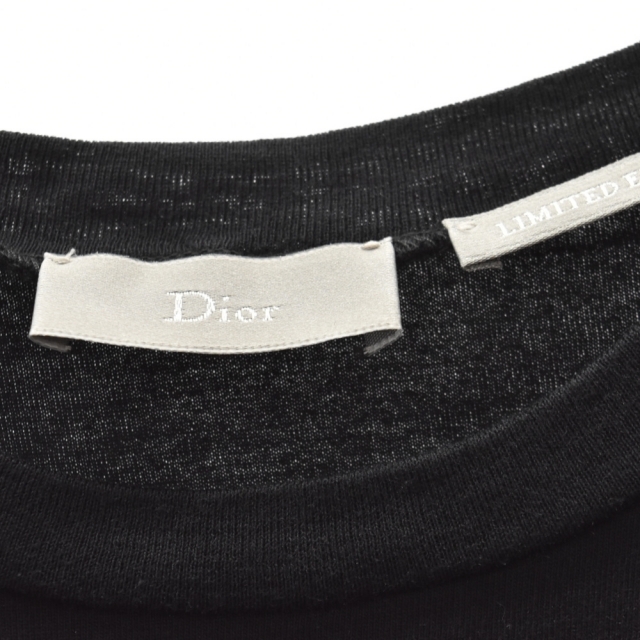 Dior HOMME ディオールオム ブランドロゴNEWAVE半袖Tシャツ ブラック 733J603N8612