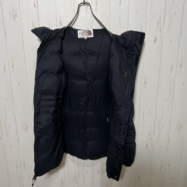 美品 ノースフェイス ダウンコート ブラック レディースL 700FILL