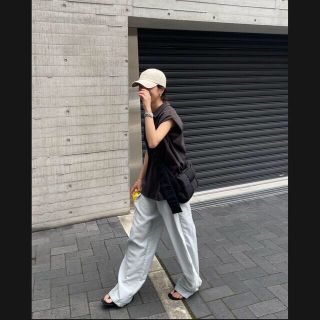 FASHIRU velcro tuck wide pants(カジュアルパンツ)