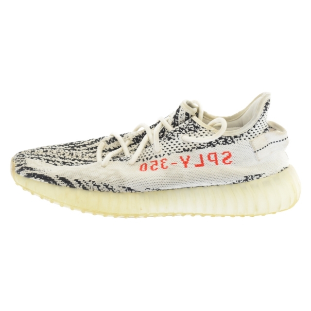 15センチ表記サイズadidas アディダス YEEZY BOOST 350 V2 ZEBRA イージーブーストV2 ゼブラ ローカットスニーカー CP9654 ホワイト×ブラック