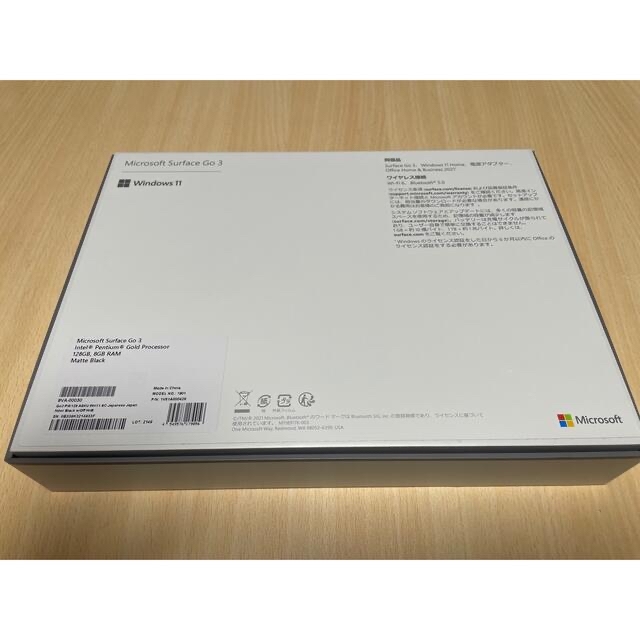 Microsoft(マイクロソフト)のマイクロソフト Microsoft Surface Go 3 ブラック 10.5 スマホ/家電/カメラのPC/タブレット(ノートPC)の商品写真