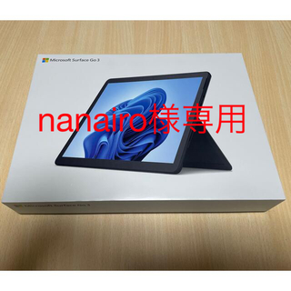 マイクロソフト(Microsoft)のマイクロソフト Microsoft Surface Go 3 ブラック 10.5(ノートPC)