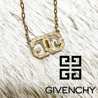 ジバンシィ(GIVENCHY)の【美品】ジバンシー GIVENCHY ネックレス ゴールド ダブルG GG(ネックレス)