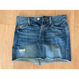 ギャップ(GAP)の美品！ギャップ GAP ダメージデニムミニスカート(ミニスカート)