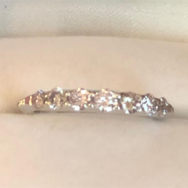 ダイヤモンドリング プラチナ エタニティ  レディースのアクセサリー(リング(指輪))の商品写真