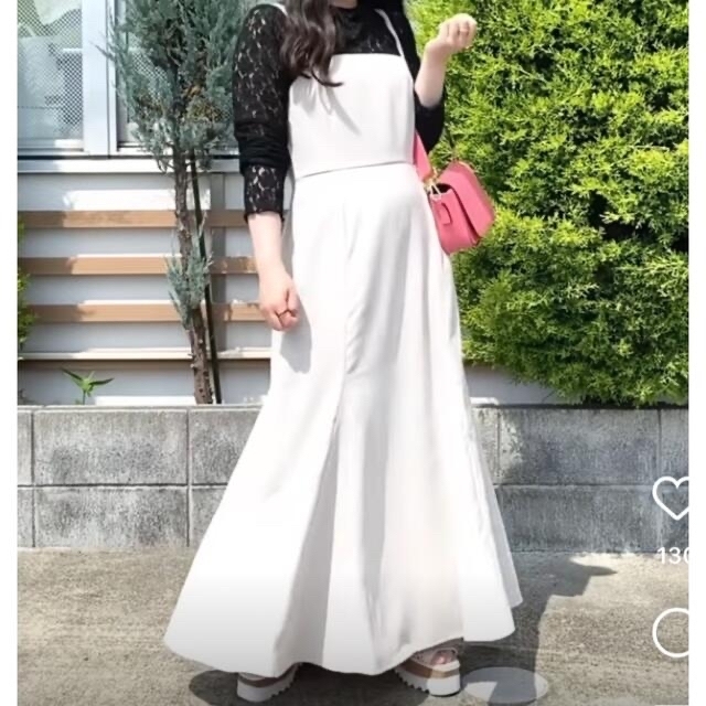 しまむら　Lutique マーメイドキャミワンピース レディースのワンピース(ロングワンピース/マキシワンピース)の商品写真