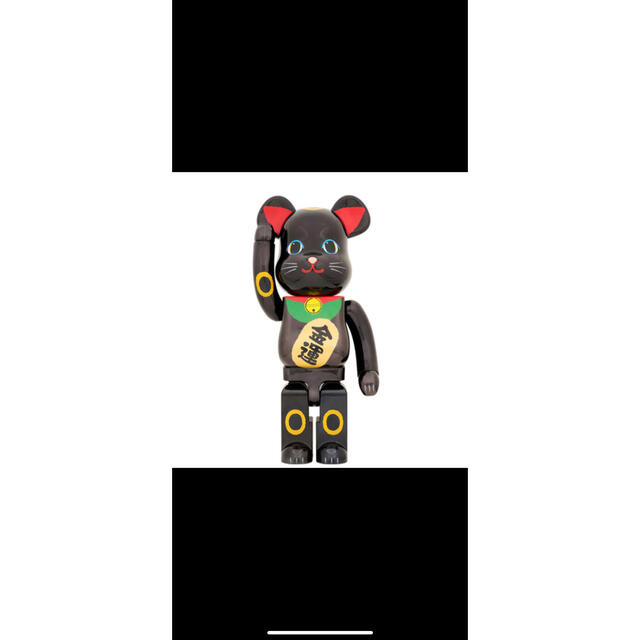 BE@RBRICK - BE@RBRICK 招き猫 金運 黒メッキ 1000%の通販 by はな