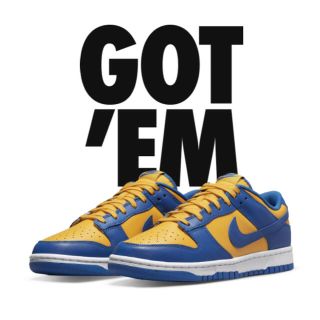 ナイキ(NIKE)のDunk Low "Blue Jay and University Gold(スニーカー)