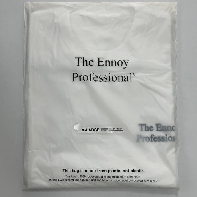 ennoy Professional T-Shirt WHITE x BLACK メンズのトップス(Tシャツ/カットソー(半袖/袖なし))の商品写真