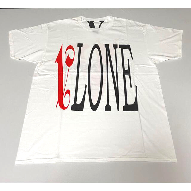VLONE×PALM ANGELS SS TEE WHITE RED XL