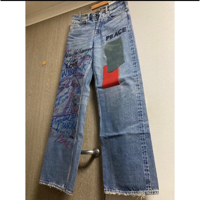 Dairiku 21ss straight paint denim 27