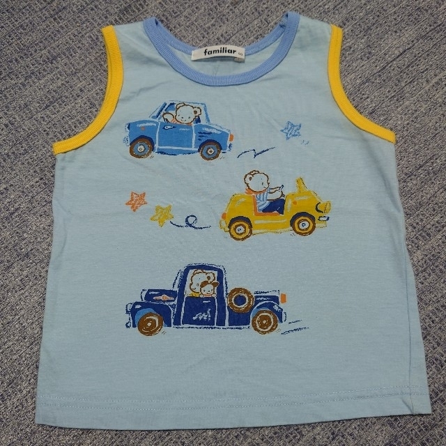 familiar(ファミリア)のファミリア　タンクトップ　９０ キッズ/ベビー/マタニティのキッズ服男の子用(90cm~)(Tシャツ/カットソー)の商品写真