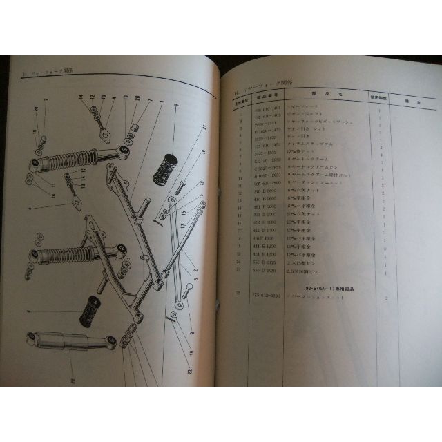 カワサキ　「120-C2SS」　パーツリスト　②バイク