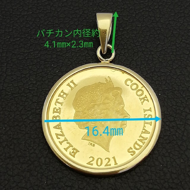 K18 & K24◯エリザベス金貨1/20ozペンダントトップ◯ピーターラビット