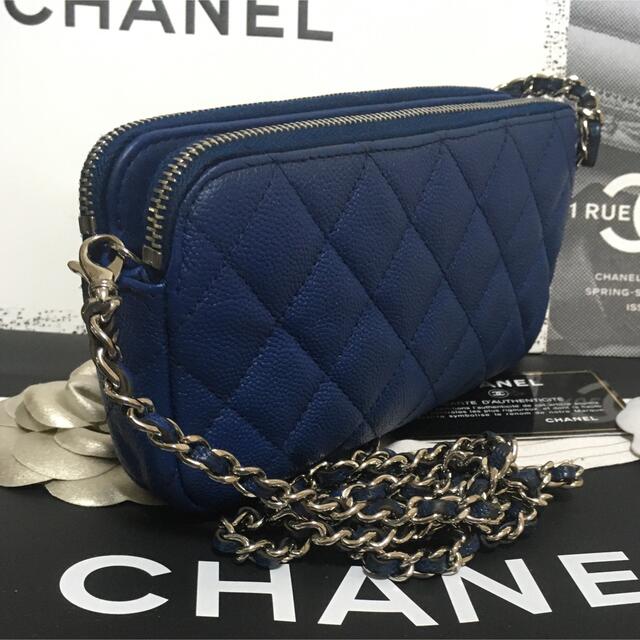 CHANEL(シャネル)の専用♡美品♡シャネル マトラッセ チェーンウォレット ショルダーバッグ 正規品 レディースのバッグ(ショルダーバッグ)の商品写真