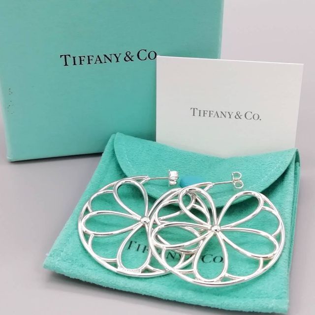 Tiffany シルバーフラワーイヤリング　希少