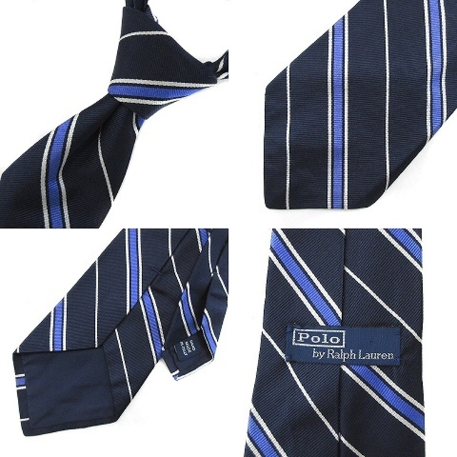 Ralph Lauren(ラルフローレン)のラルフローレン ネクタイ 6本セット レギュラータイ シルク 総柄 紺 赤  メンズのファッション小物(ネクタイ)の商品写真