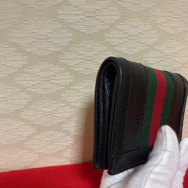 Gucci(グッチ)の専用グッチ　GGマーモント　シェリー　二つ折り財布　ブラック レディースのファッション小物(財布)の商品写真