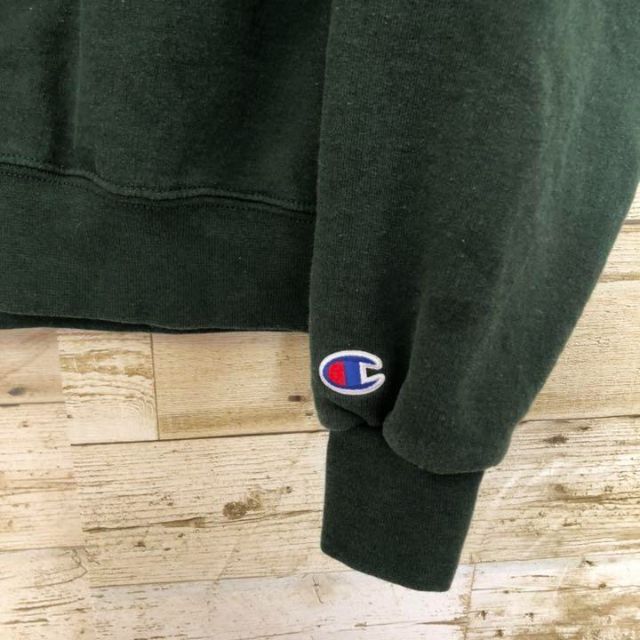 Champion(チャンピオン)のchampion◆グリーントレーナー　ニカラグア製　古着 メンズのトップス(スウェット)の商品写真