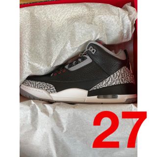 ナイキ(NIKE)の【OGカラー かかとナイキ】2018国内正規 NIKE AIR JORDAN 3(スニーカー)