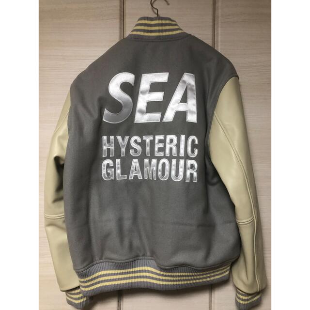 HYSTERIC GLAMOUR(ヒステリックグラマー)のキムタク着　ヒステリックグラマー✖️ウィンダンシー　人気コラボ第一弾スタジャンL メンズのジャケット/アウター(スタジャン)の商品写真