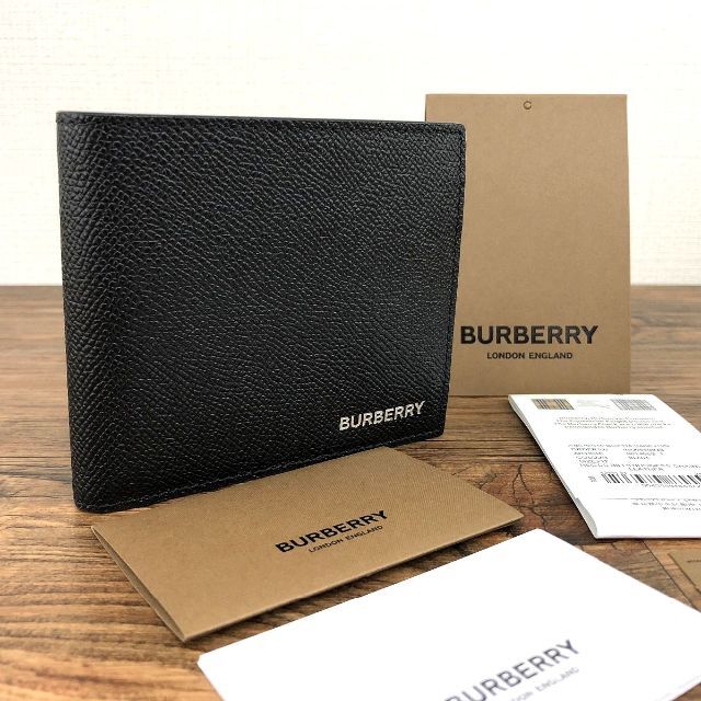 未使用品 BURBERRY 二つ折り札入れ 439-