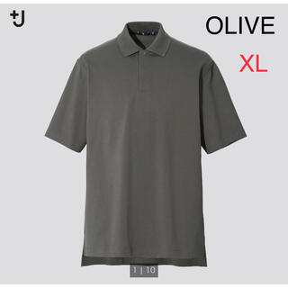 ユニクロ(UNIQLO)の新品 UNIQLO +J リラックスフィットポロシャツ オリーブXL(ポロシャツ)