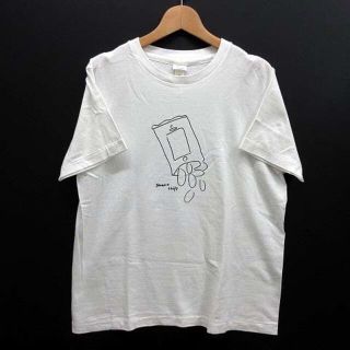 ヤエカ(YAECA)のヤエカ STOCK CHIPS Tシャツ プリント 半袖 オフホワイト M(Tシャツ(半袖/袖なし))