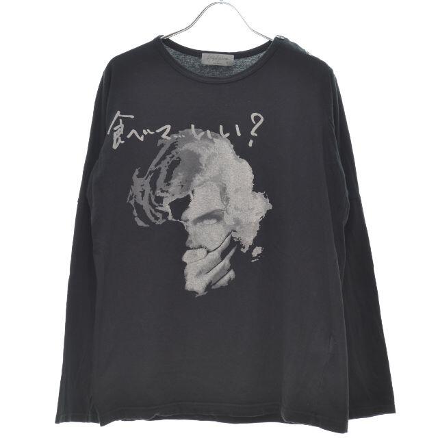 Yohji Yamamoto(ヨウジヤマモト)の【YOHJIYAMAMOTO】21SS MAY I EAT?長袖Tシャツ メンズのトップス(Tシャツ/カットソー(半袖/袖なし))の商品写真