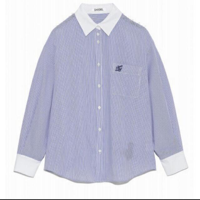 SNIDEL - オーバーストライプシャツ