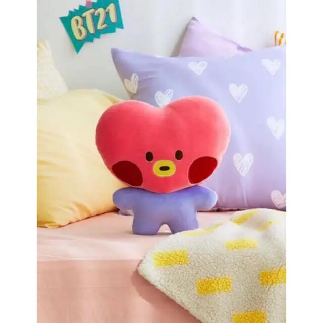 BT21(ビーティーイシビル)の新品未使用未開封　BT21 フラットクッションFlat Cushion TATA エンタメ/ホビーのタレントグッズ(アイドルグッズ)の商品写真