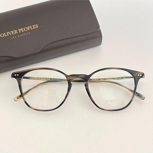 【新品未使用】Oliver Peoples メガネ　Hanks べっこうOliverPeoples