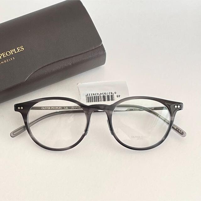 【新品未使用】Oliver Peoples メガネ　Elyo グレー　伊達メガネサングラス