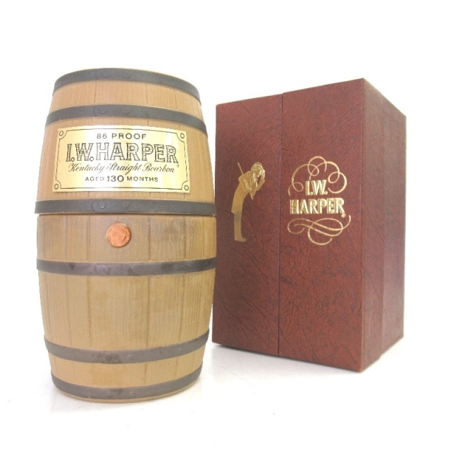 未開封☆I.W.HARPER【IWハーパー】 樽型ボトル 760ml 箱付【中古】 未開封☆I.W.HARPER【IWハーパー】 樽型ボトル 760ml 箱付【中古】