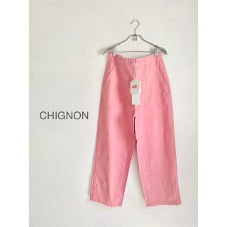 ラウンジドレス(Loungedress)の新品 CHIGNON ベイカーパンツ ピンク(カジュアルパンツ)