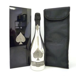 未開封★ARMAND DE BRIGNAC【アルマンドブリニャック】 ブランドブラン  シルバー 750ml 箱付【中古】(シャンパン/スパークリングワイン)