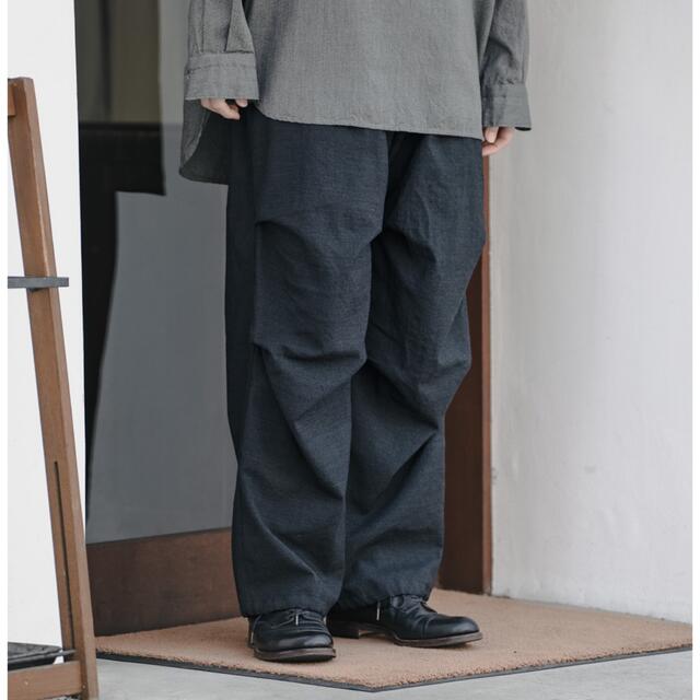 comoli ウールニータックパンツ チャコール サイズ2 | www.jarussi.com.br