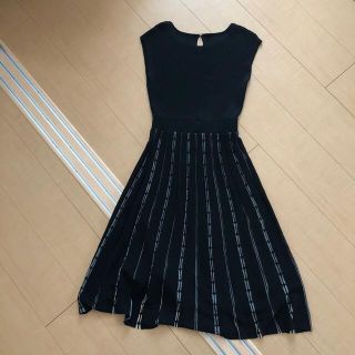 プロポーションボディドレッシング(PROPORTION BODY DRESSING)の【プロポーションボディドレッシング】シアーストライプニットワンピース(ひざ丈ワンピース)