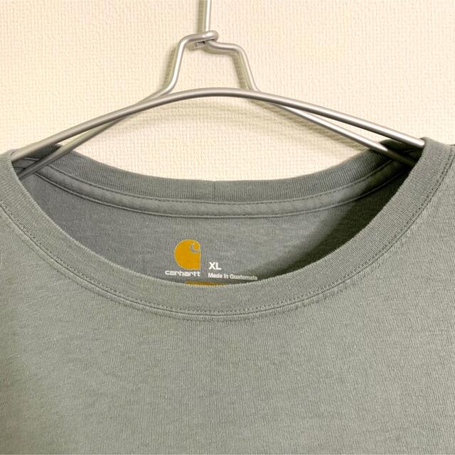 carhartt(カーハート)のcarhartt カーハート 胸ポケットロゴ半袖Tシャツ ブルー XL メンズのトップス(Tシャツ/カットソー(半袖/袖なし))の商品写真