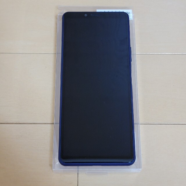 スマートフォン本体未使用品 Xperia10 Ⅱ ブルー ワイモバイル版